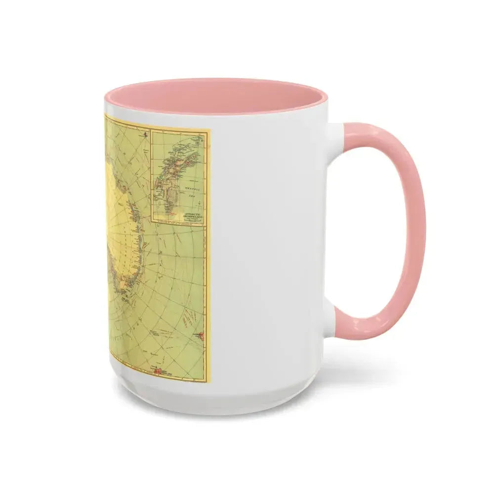 Antarctic Regions (1932) (Map) Accent Coffee Mug - Go Mug Yourself
