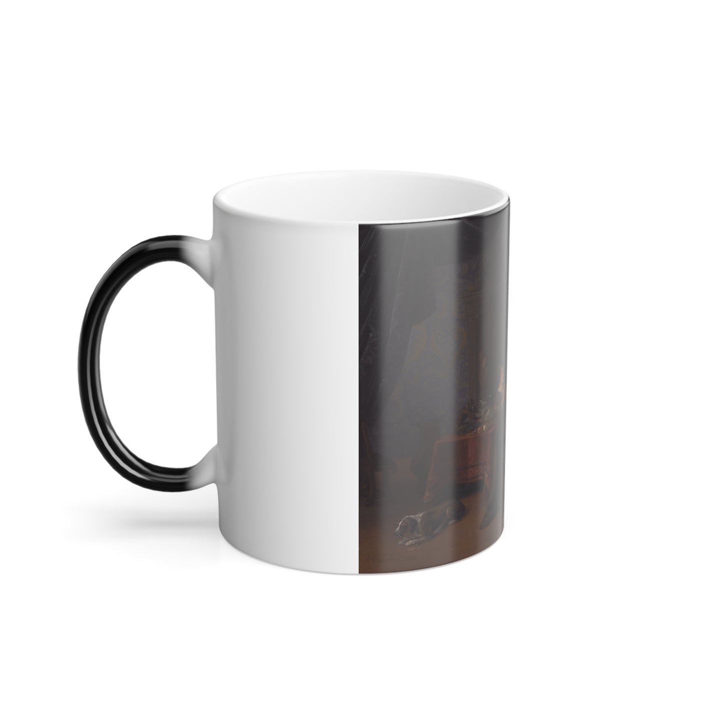 Anthonie Palamedesz (1601-1673) A Musical Party with an Allegory of the Five Senses - Oil on Oak Panel -0 - Color Changing Mug 11oz-Go Mug Yourself
