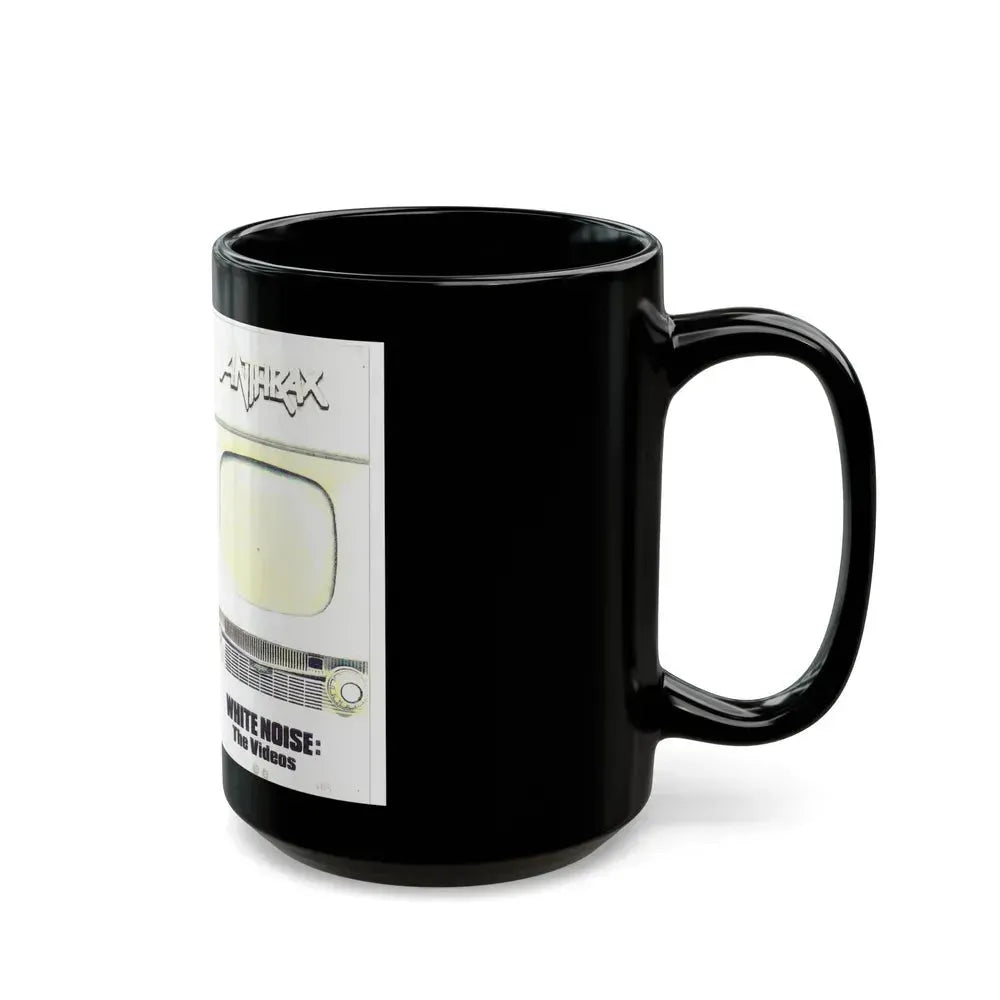 ANTHRAX WHITE NOISE THE VIDEOS (VHS COVER) - Black Coffee Mug - Go Mug Yourself