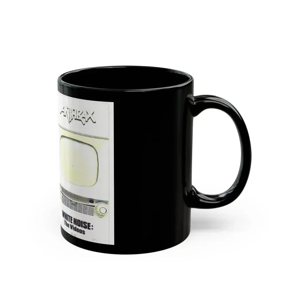 ANTHRAX WHITE NOISE THE VIDEOS (VHS COVER) - Black Coffee Mug - Go Mug Yourself