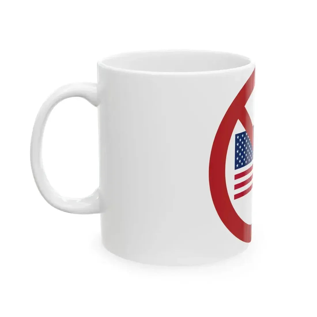 Anti-American (United States) White Coffee Mug - Go Mug Yourself