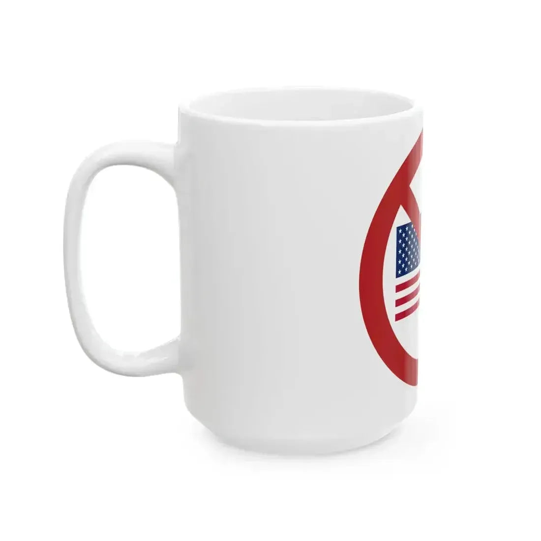 Anti-American (United States) White Coffee Mug - Go Mug Yourself