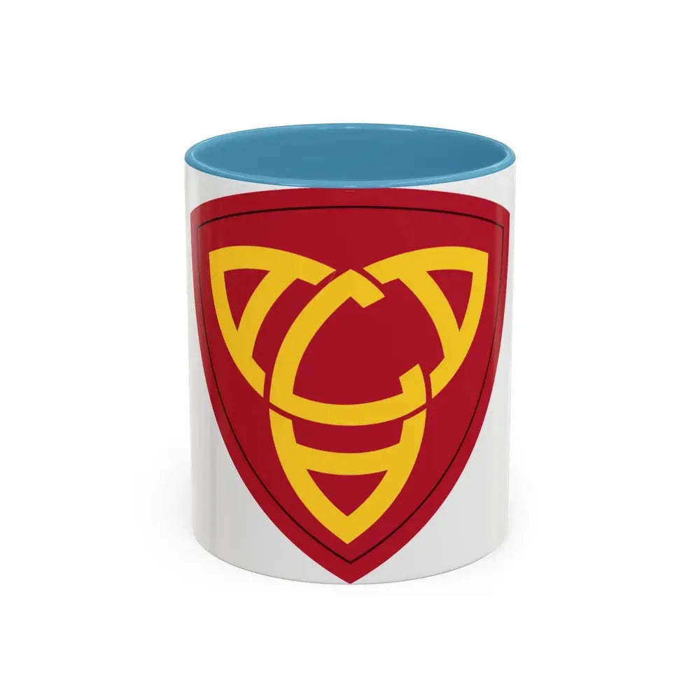 Antiaircraft Artillery Eastern Defense Command (U.S. Army) Accent Coffee Mug 11oz Light Blue - Go Mug Yourself