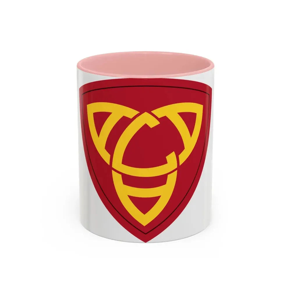 Antiaircraft Artillery Eastern Defense Command (U.S. Army) Accent Coffee Mug 11oz Pink - Go Mug Yourself