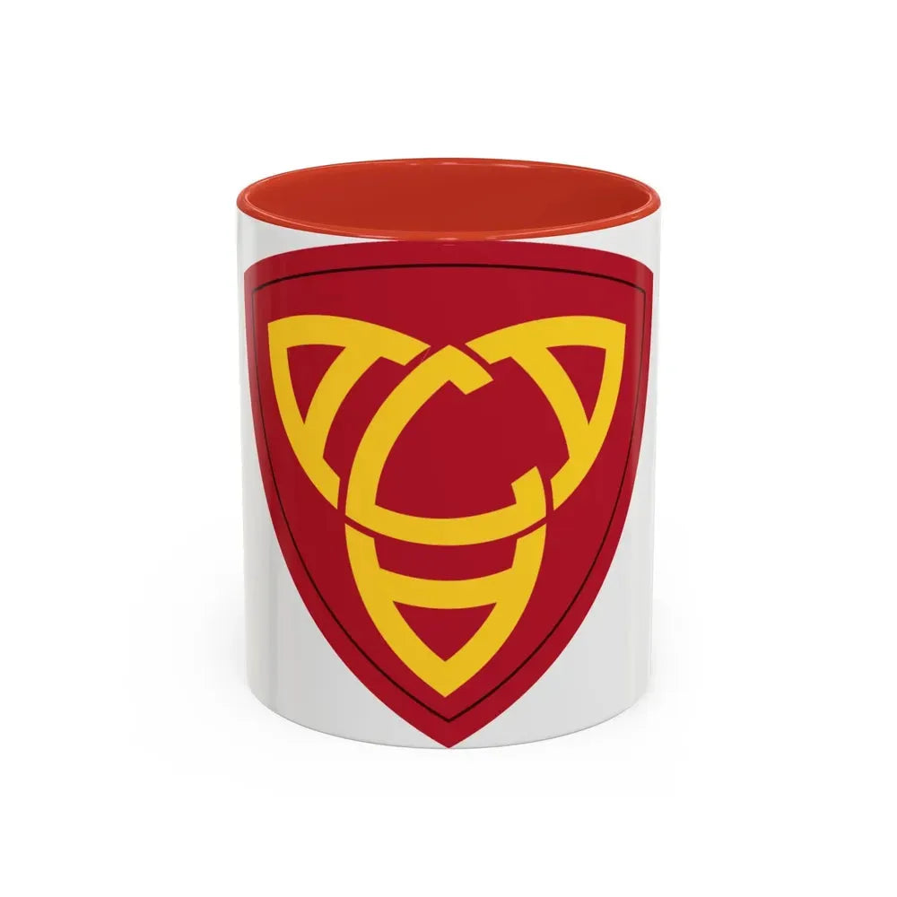 Antiaircraft Artillery Eastern Defense Command (U.S. Army) Accent Coffee Mug 11oz Red - Go Mug Yourself