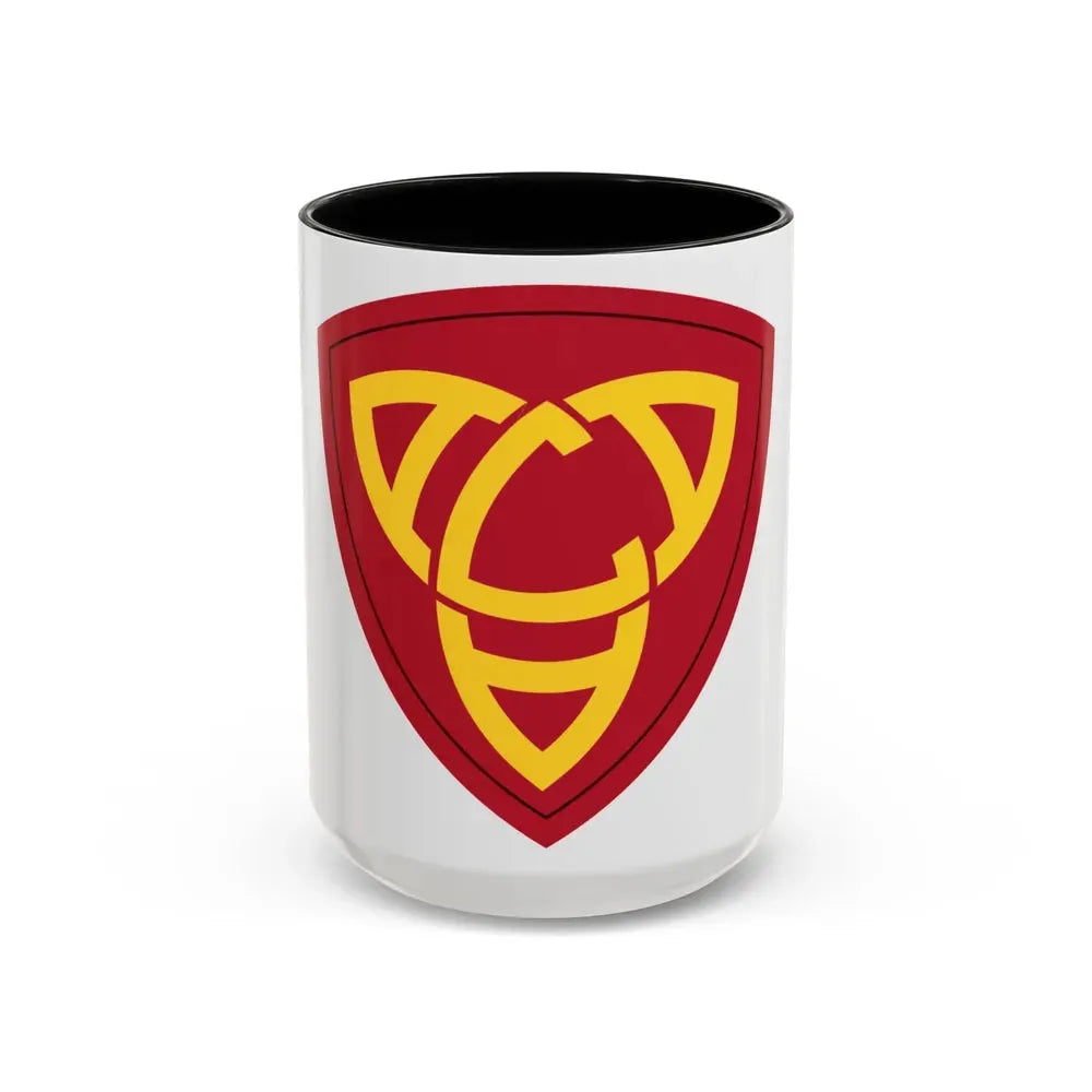 Antiaircraft Artillery Eastern Defense Command (U.S. Army) Accent Coffee Mug 15oz Black - Go Mug Yourself