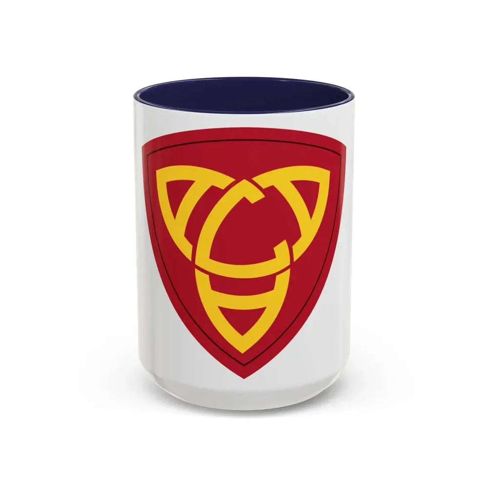 Antiaircraft Artillery Eastern Defense Command (U.S. Army) Accent Coffee Mug 15oz Navy - Go Mug Yourself
