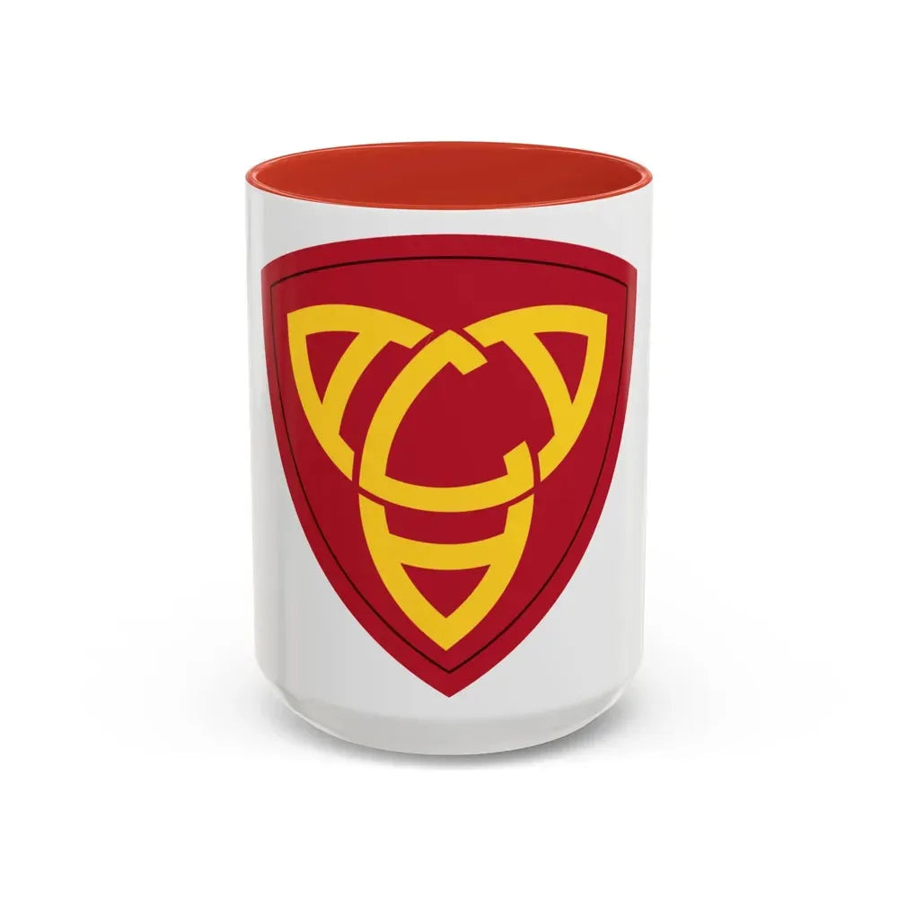 Antiaircraft Artillery Eastern Defense Command (U.S. Army) Accent Coffee Mug 15oz Red - Go Mug Yourself