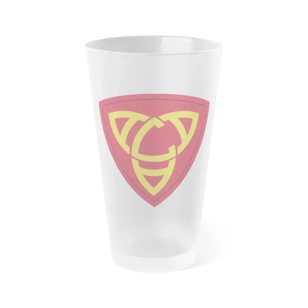 Antiaircraft Artillery Eastern Defense Command (U.S. Army) Frosted Pint Glass 16oz Default Title - Go Mug Yourself