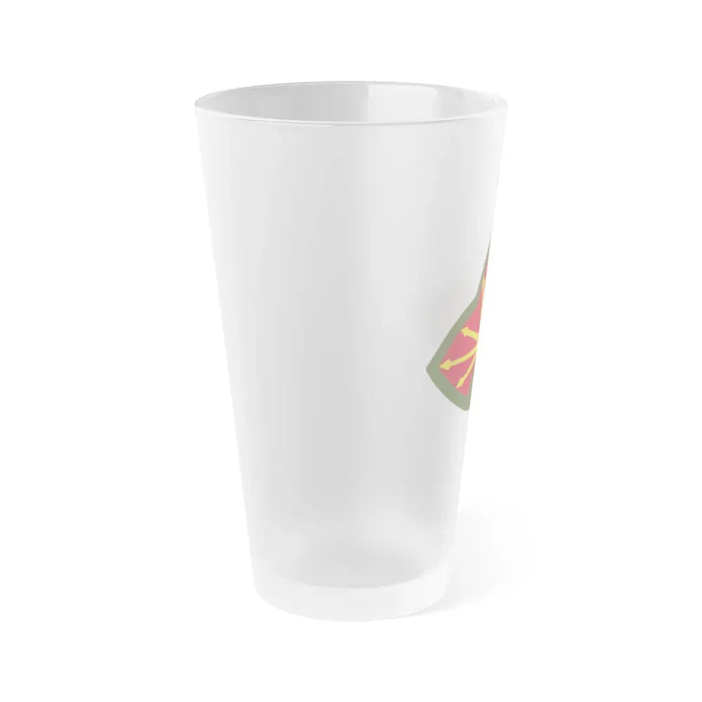 Antiaircraft Artillery Southern Defense Command (U.S. Army) Frosted Pint Glass 16oz - Go Mug Yourself
