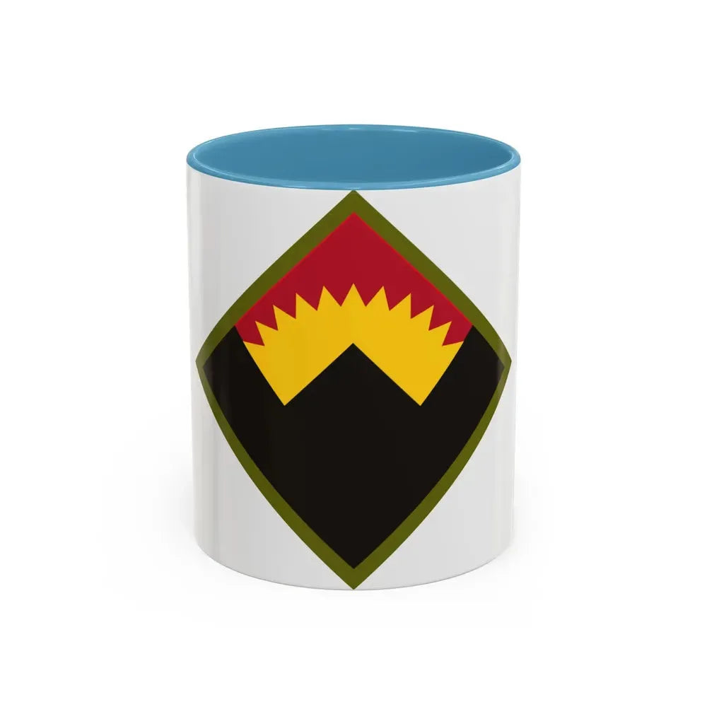 Antiaircraft Artillery Western Defense Command (U.S. Army) Accent Coffee Mug 11oz Light Blue - Go Mug Yourself