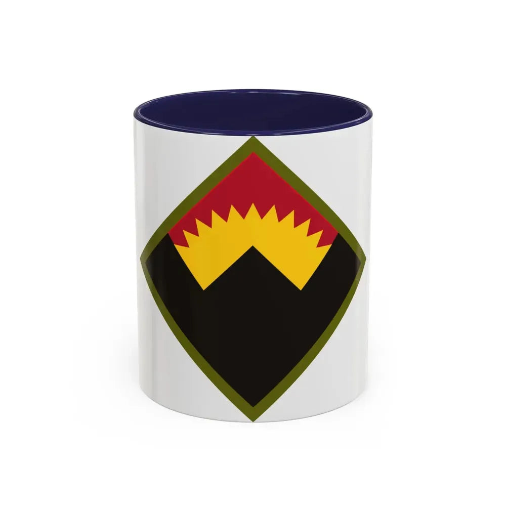 Antiaircraft Artillery Western Defense Command (U.S. Army) Accent Coffee Mug 11oz Navy - Go Mug Yourself