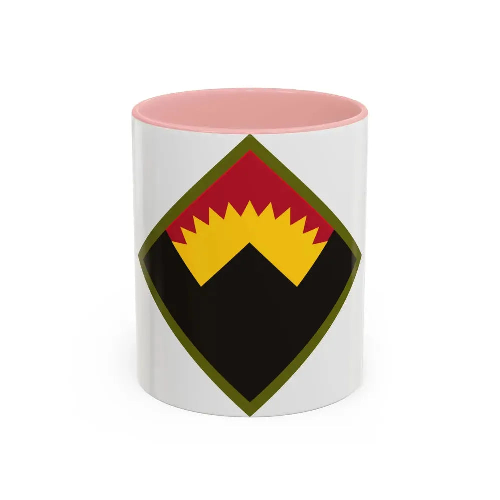 Antiaircraft Artillery Western Defense Command (U.S. Army) Accent Coffee Mug 11oz Pink - Go Mug Yourself