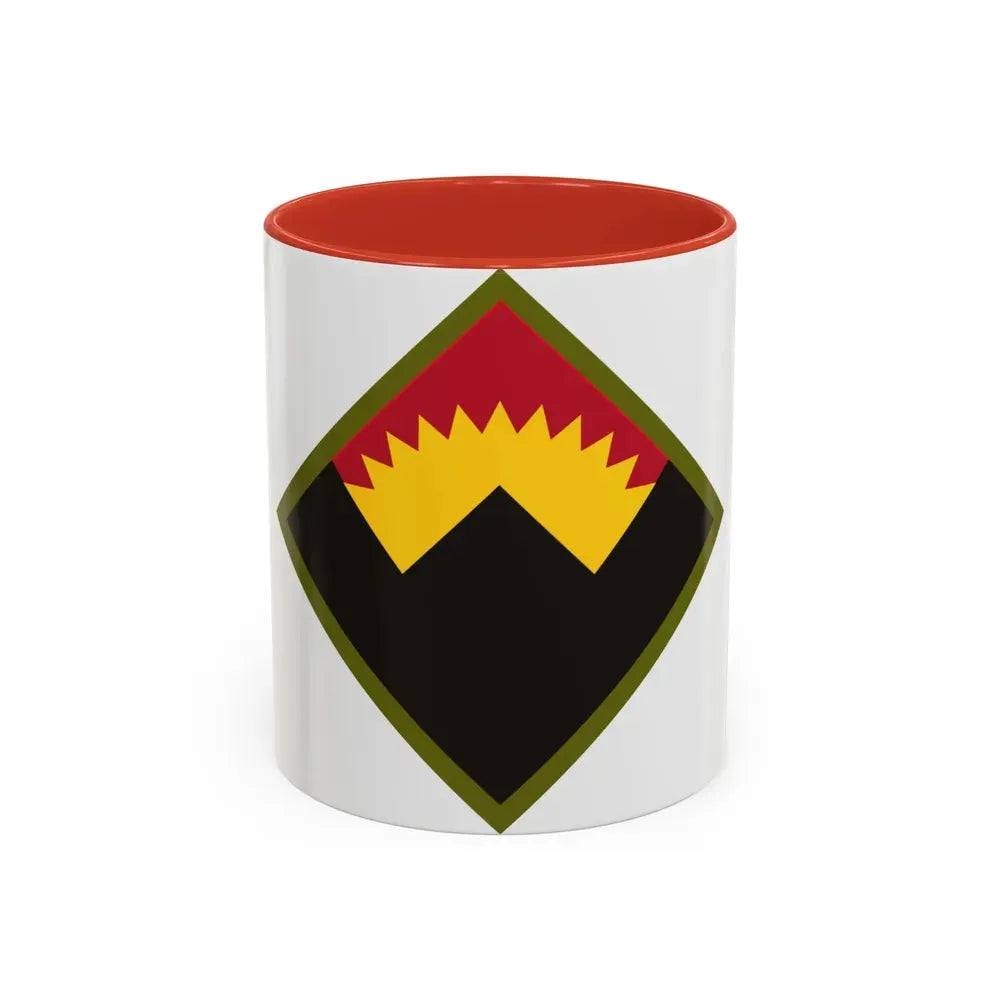 Antiaircraft Artillery Western Defense Command (U.S. Army) Accent Coffee Mug 11oz Red - Go Mug Yourself