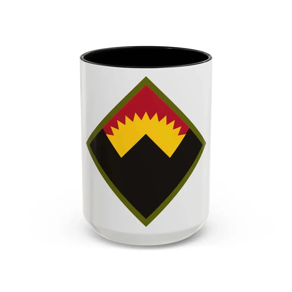 Antiaircraft Artillery Western Defense Command (U.S. Army) Accent Coffee Mug 15oz Black - Go Mug Yourself