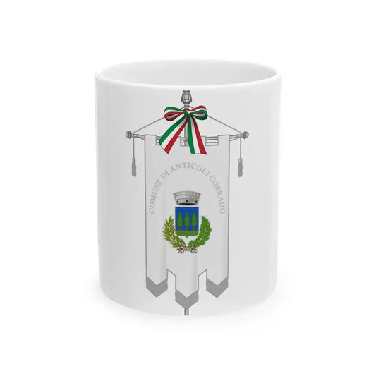 Anticoli Corrado-Gonfalone (Italy) White Coffee Mug 11oz - Go Mug Yourself