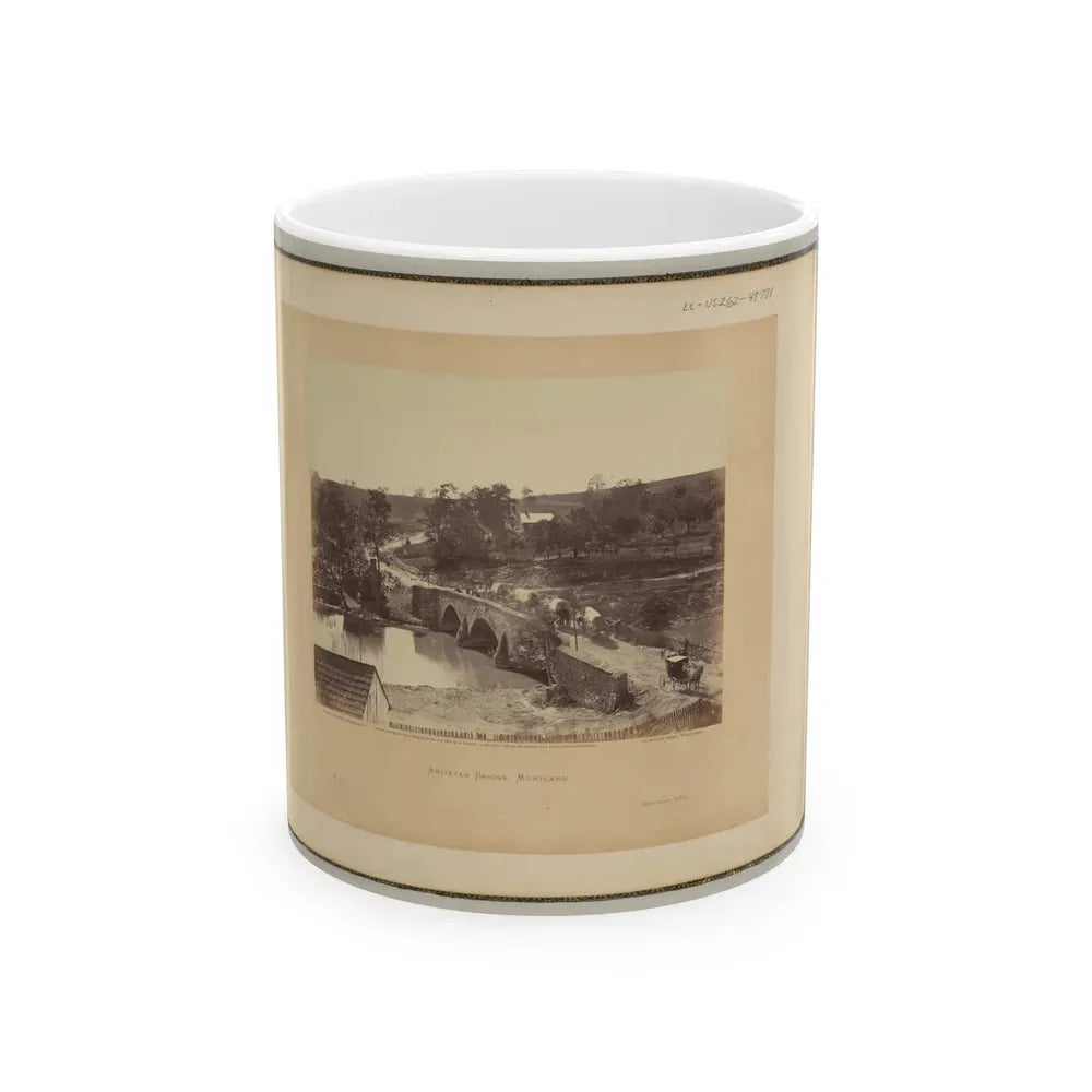 Antietam Bridge, Maryland (U.S. Civil War) White Coffee Mug 11oz - Go Mug Yourself