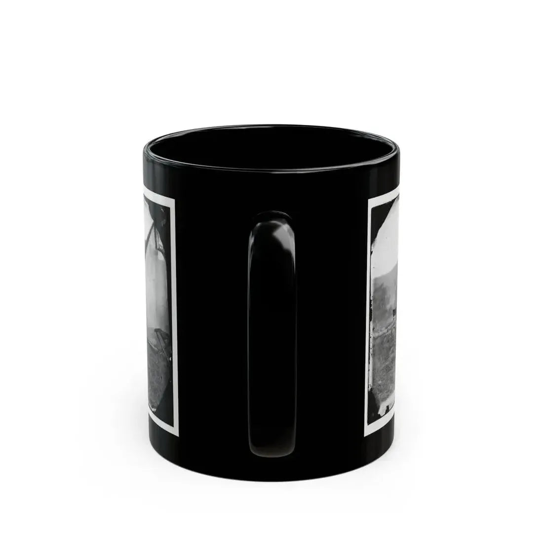 Antietam, Maryland. Allan Pinkerton And Visitors From Washington (U.S. Civil War) Black Coffee Mug - Go Mug Yourself