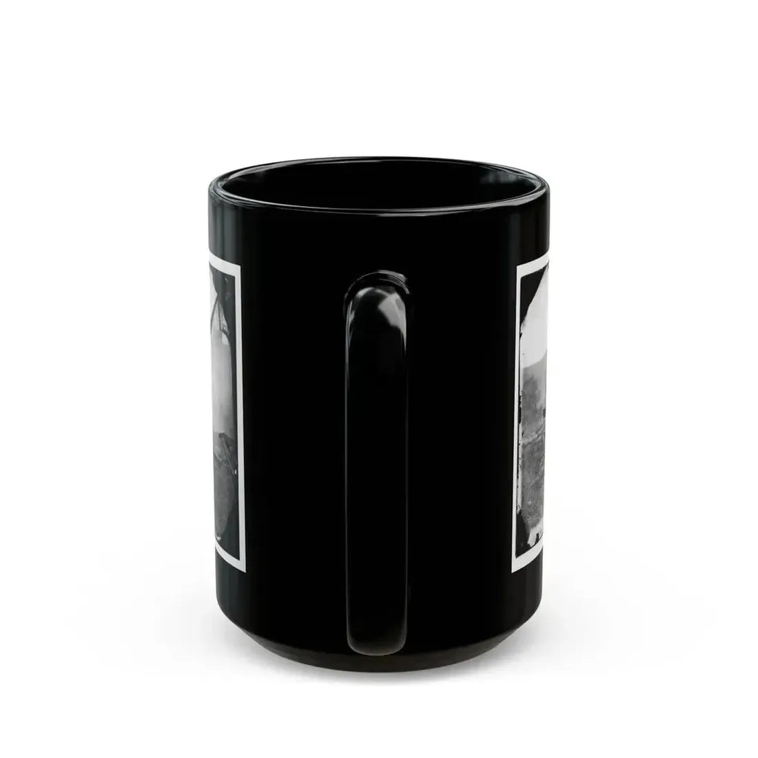 Antietam, Maryland. Allan Pinkerton And Visitors From Washington (U.S. Civil War) Black Coffee Mug - Go Mug Yourself
