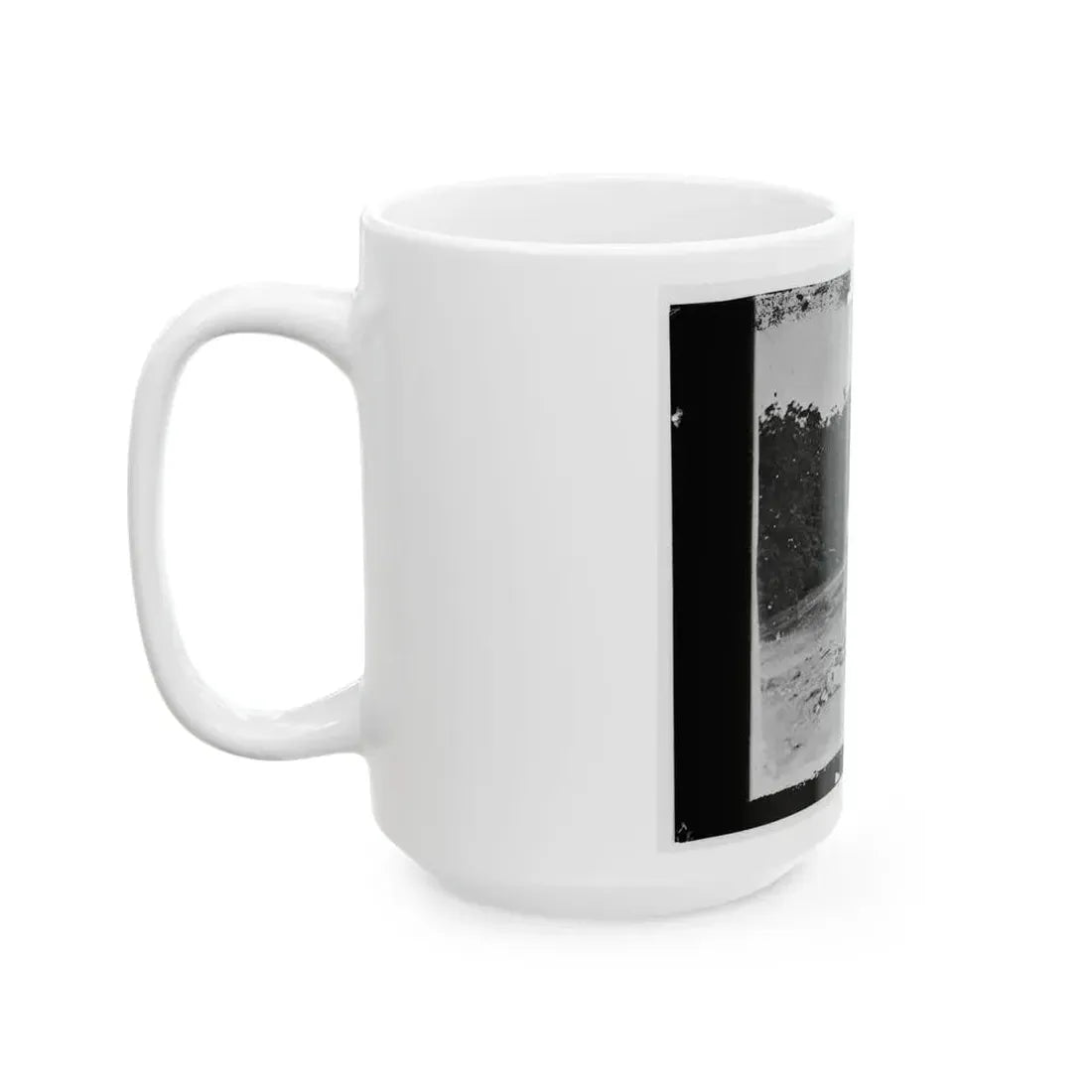 Antietam, Maryland. Bodies In Front Of The Dunker Church (U.S. Civil War) White Coffee Mug - Go Mug Yourself