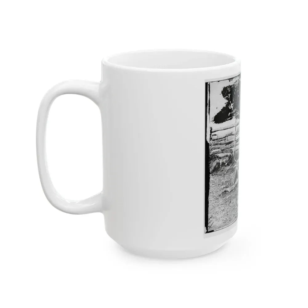Antietam, Maryland. Bodies Of Dead, Louisiana Regiment (U.S. Civil War) White Coffee Mug - Go Mug Yourself