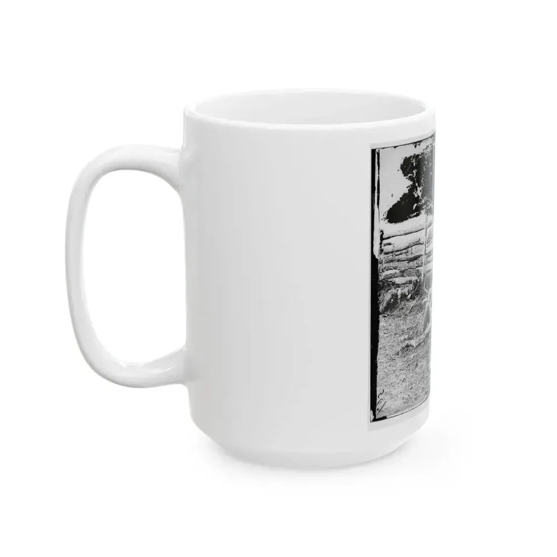 Antietam, Maryland. Bodies Of Dead, Louisiana Regiment (U.S. Civil War) White Coffee Mug - Go Mug Yourself