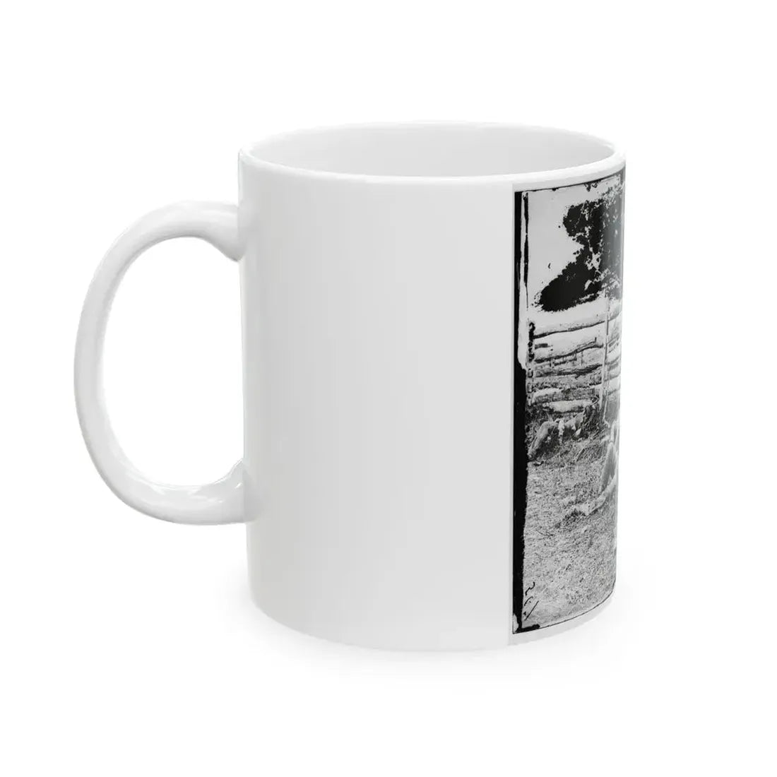 Antietam, Maryland. Bodies Of Dead, Louisiana Regiment (U.S. Civil War) White Coffee Mug - Go Mug Yourself