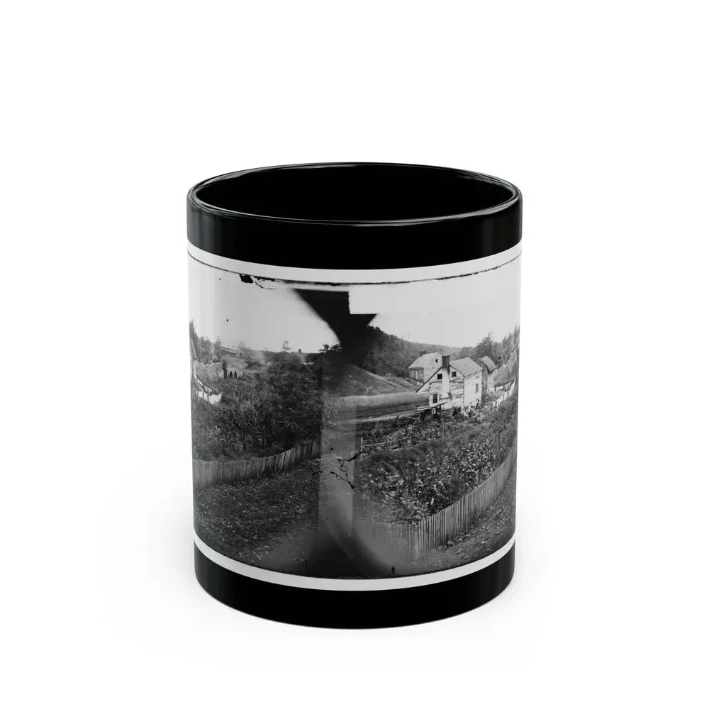 Antietam, Maryland. Bridge Across The Antietam. Northeast View (U.S. Civil War) Black Coffee Mug 11oz - Go Mug Yourself