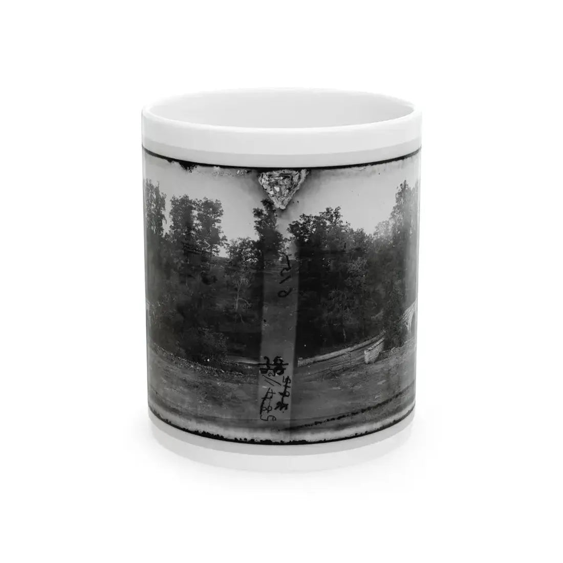 Antietam, Maryland. Burnside Bridge Across The Antietam 001 (U.S. Civil War) White Coffee Mug 11oz - Go Mug Yourself
