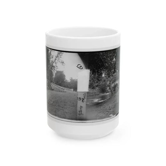 Antietam, Maryland. Burnside Bridge Across The Antietam (U.S. Civil War) White Coffee Mug 15oz - Go Mug Yourself