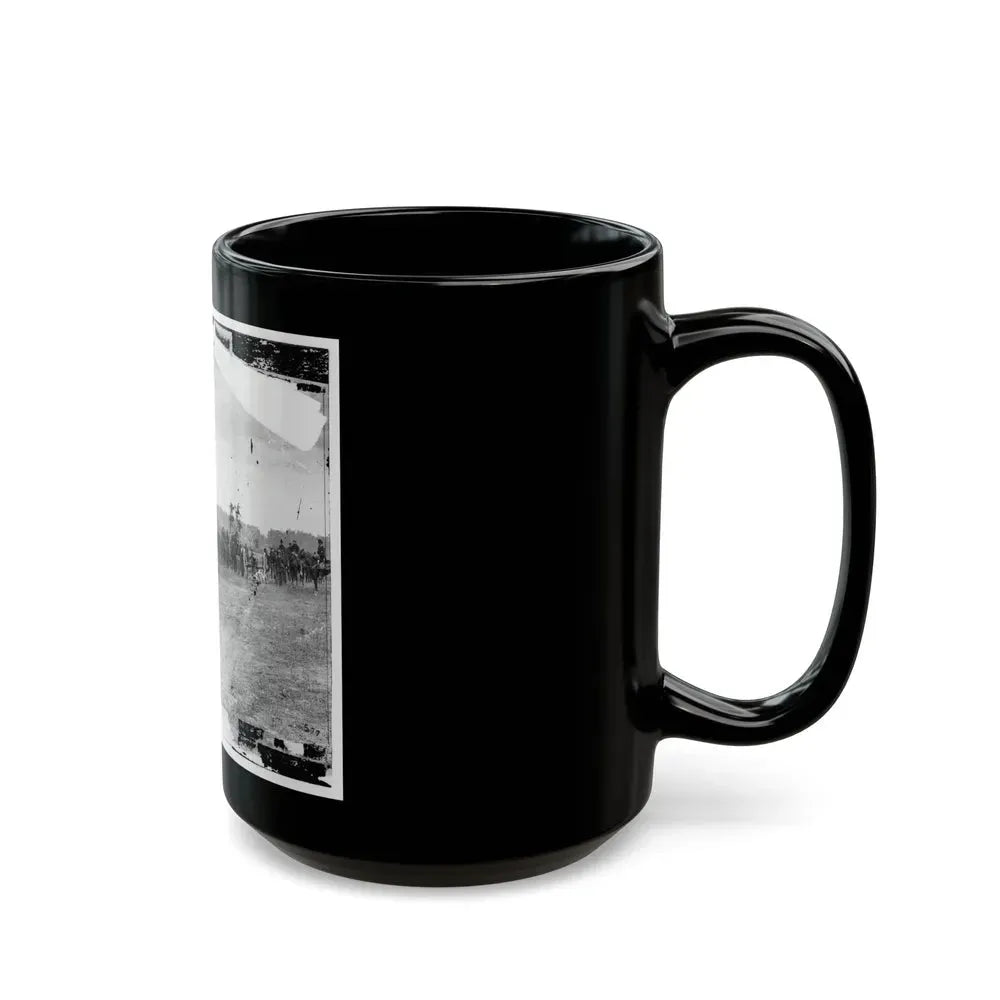 Antietam, Maryland. Captain J.M. Knap's Penn. Independent Battery E Light Artillery (U.S. Civil War) Black Coffee Mug - Go Mug Yourself