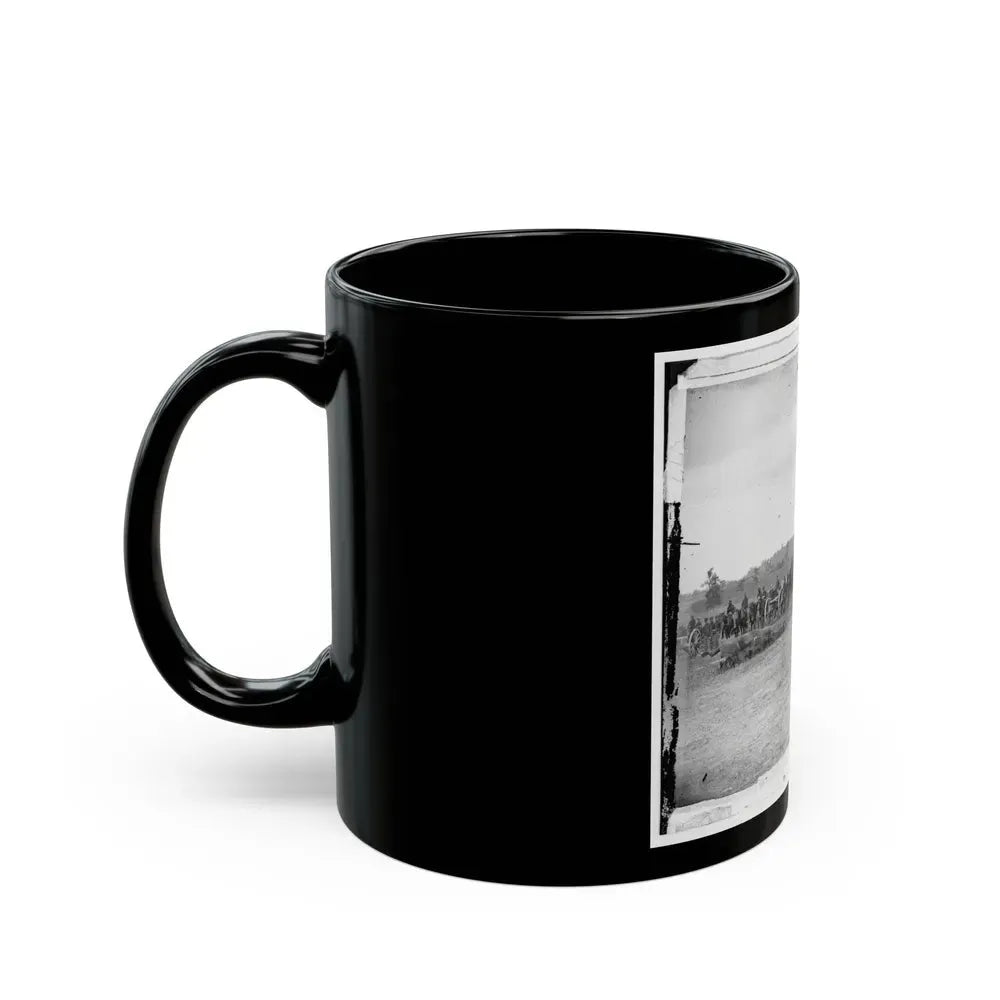 Antietam, Maryland. Captain J.M. Knap's Penn. Independent Battery E Light Artillery (U.S. Civil War) Black Coffee Mug - Go Mug Yourself