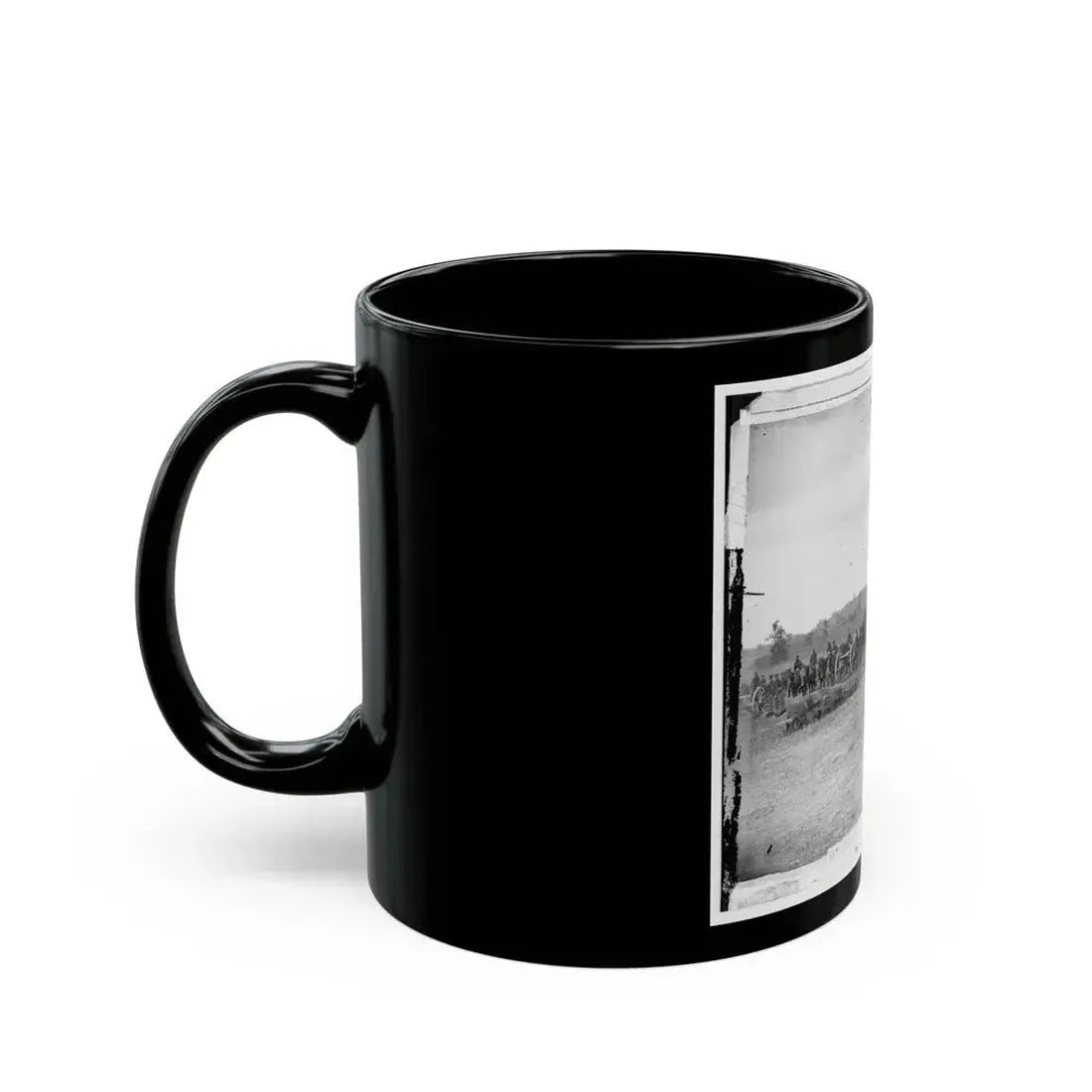 Antietam, Maryland. Captain J.M. Knap's Penn. Independent Battery E Light Artillery (U.S. Civil War) Black Coffee Mug - Go Mug Yourself
