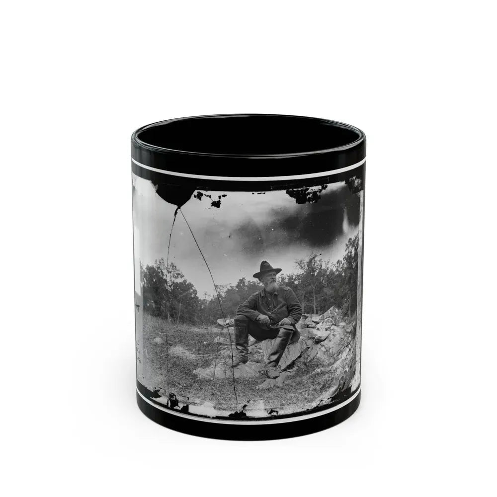 Antietam, Maryland. Col. Turner G. Morehead, 106th Pennsylvania Volunteers (U.S. Civil War) Black Coffee Mug 11oz - Go Mug Yourself