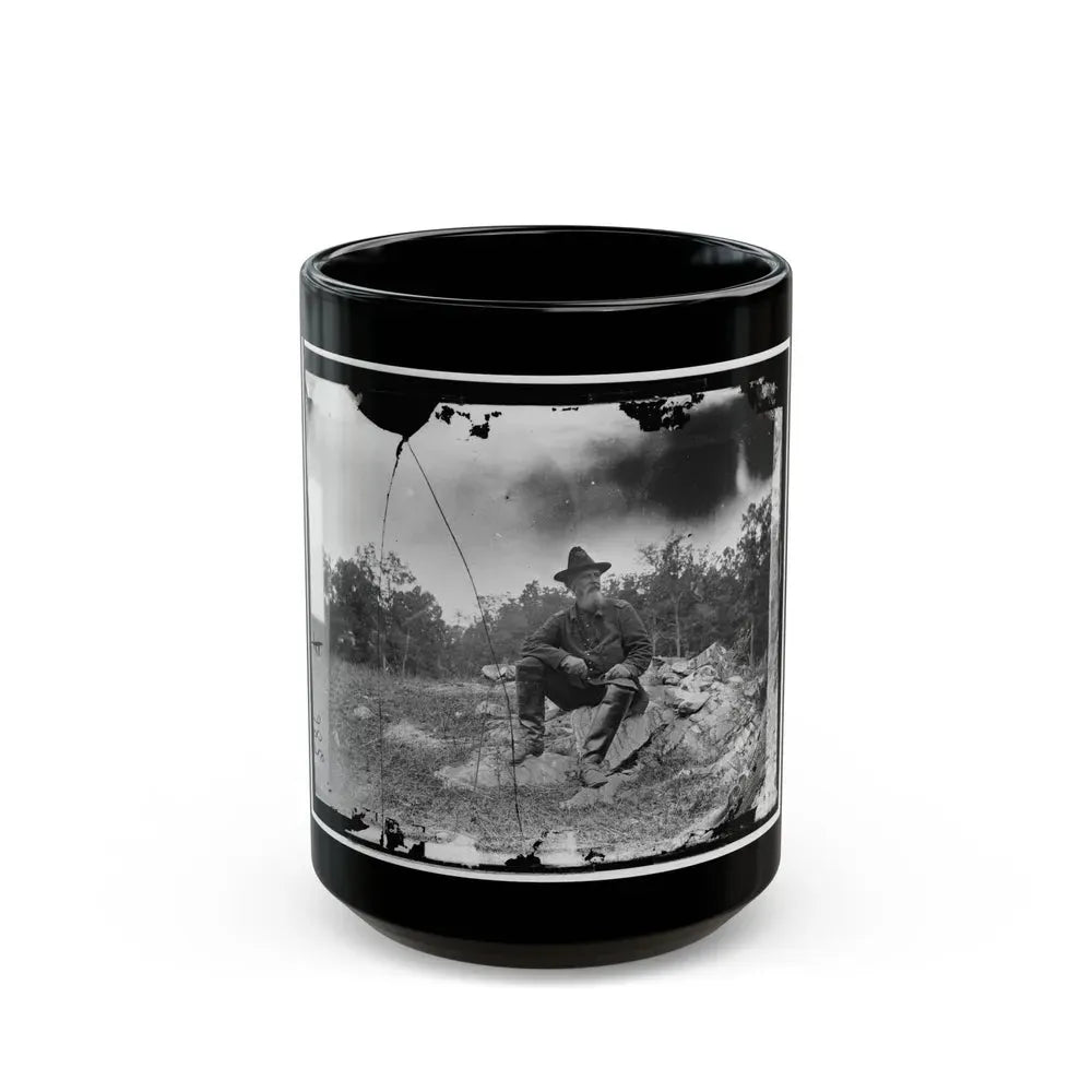 Antietam, Maryland. Col. Turner G. Morehead, 106th Pennsylvania Volunteers (U.S. Civil War) Black Coffee Mug 15oz - Go Mug Yourself