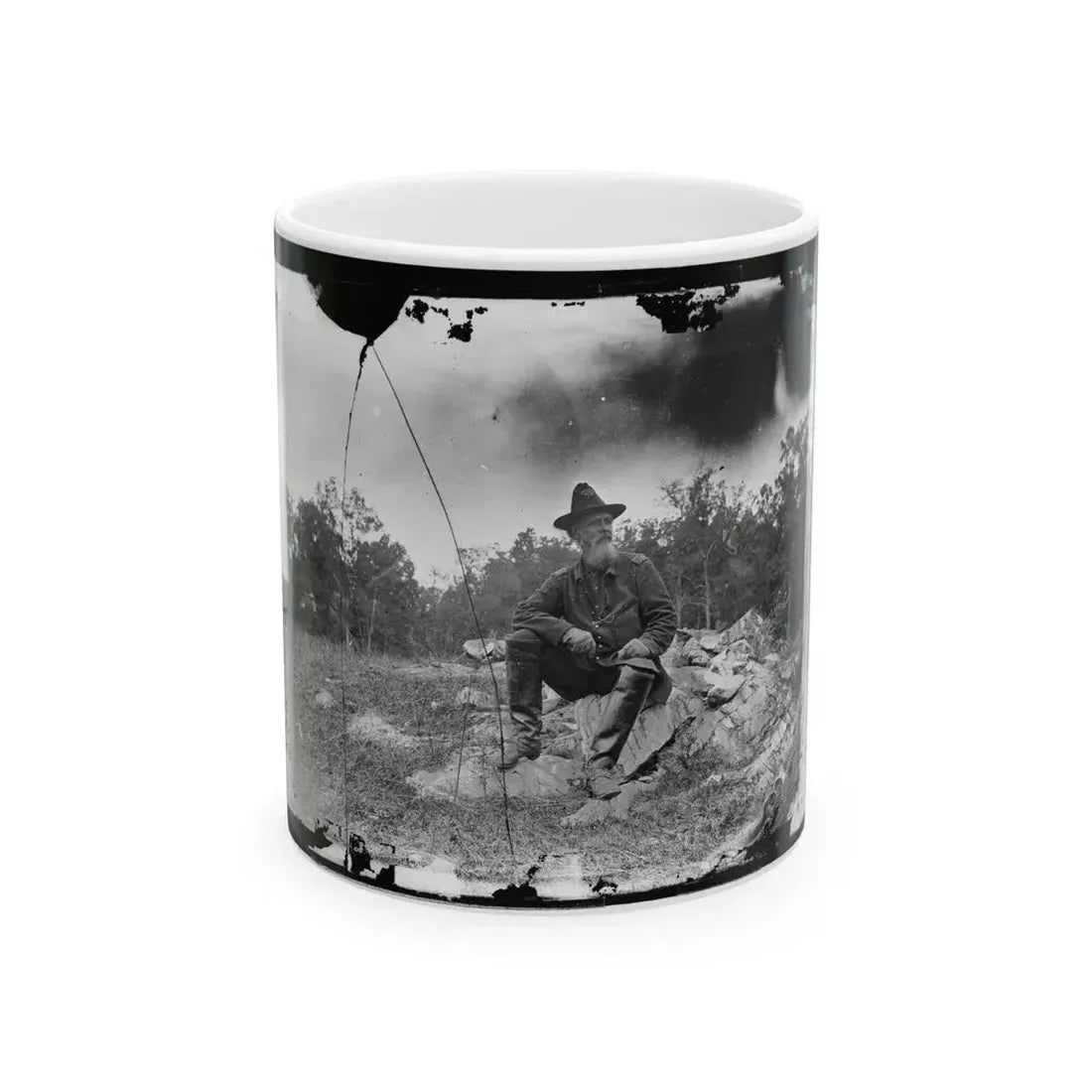 Antietam, Maryland. Col. Turner G. Morehead, 106th Pennsylvania Volunteers (U.S. Civil War) White Coffee Mug 11oz - Go Mug Yourself