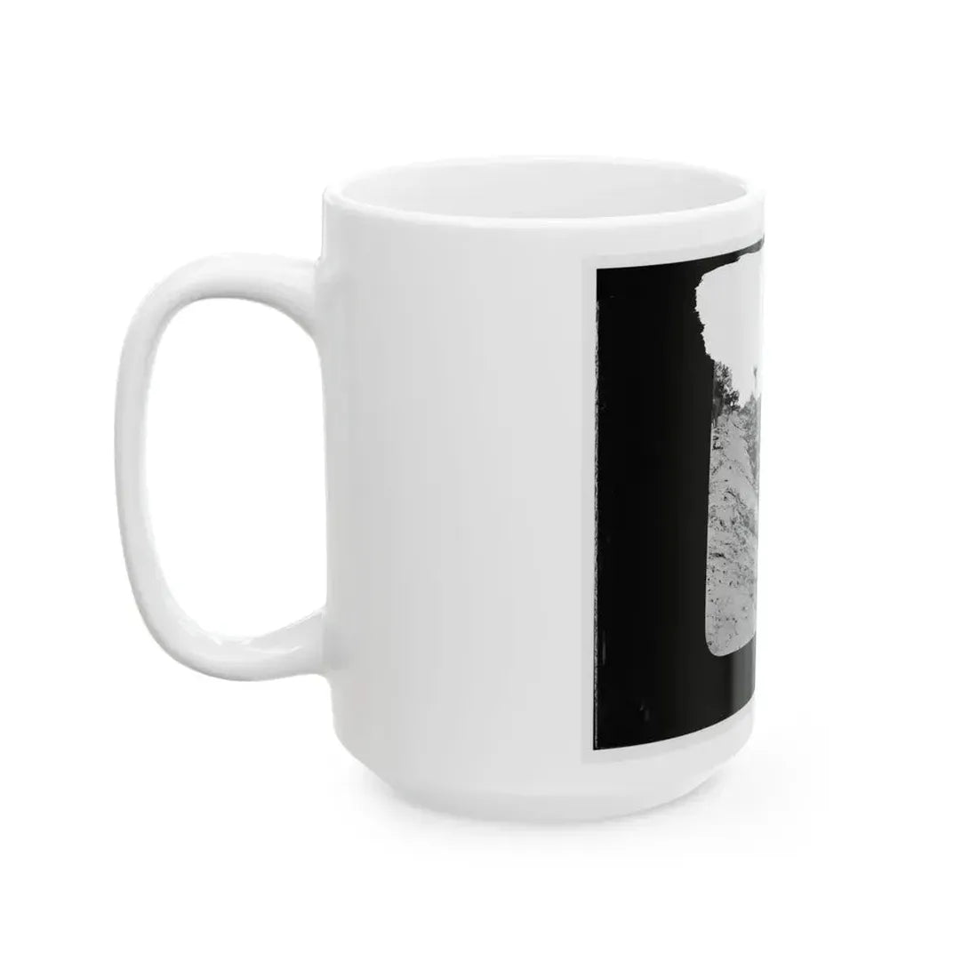 Antietam, Maryland. Confederate Dead In A Ditch On The Right Wing (U.S. Civil War) White Coffee Mug - Go Mug Yourself