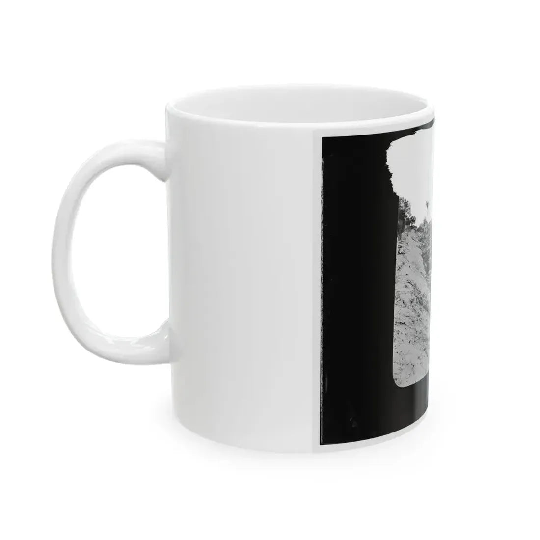 Antietam, Maryland. Confederate Dead In A Ditch On The Right Wing (U.S. Civil War) White Coffee Mug - Go Mug Yourself