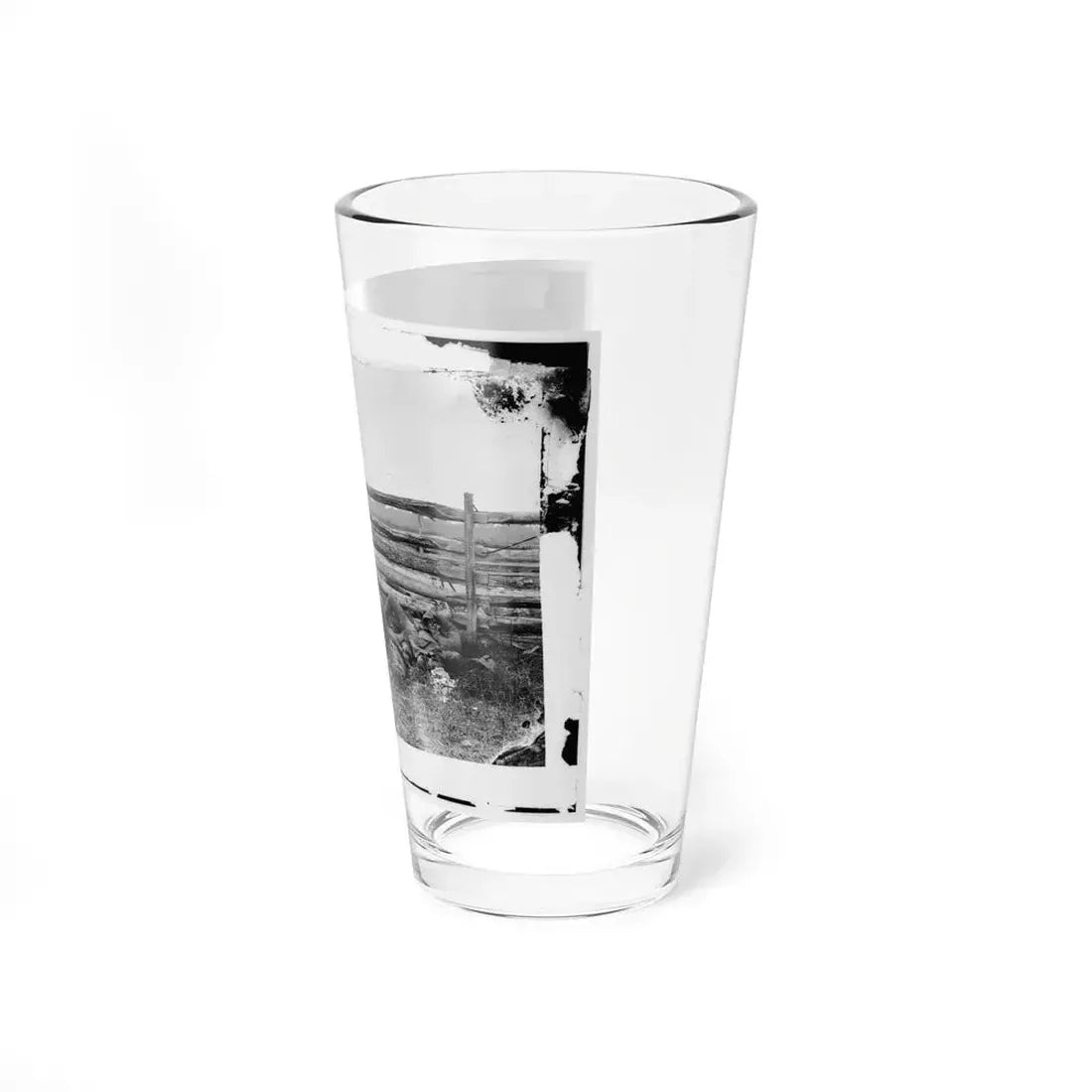 Antietam, Maryland. Dead Of Stonewall Jackson's Brigade By Rail Fence On The Hagerstown Pike (U.S. Civil War) Pint Glass 16oz - Go Mug Yourself
