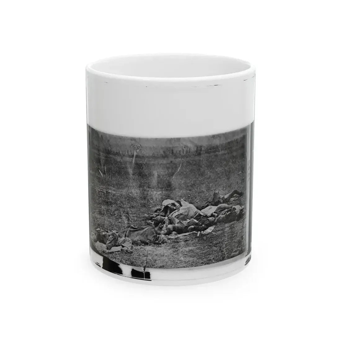 Antietam, Maryland. Dead On Battlefield (U.S. Civil War) White Coffee Mug 11oz - Go Mug Yourself
