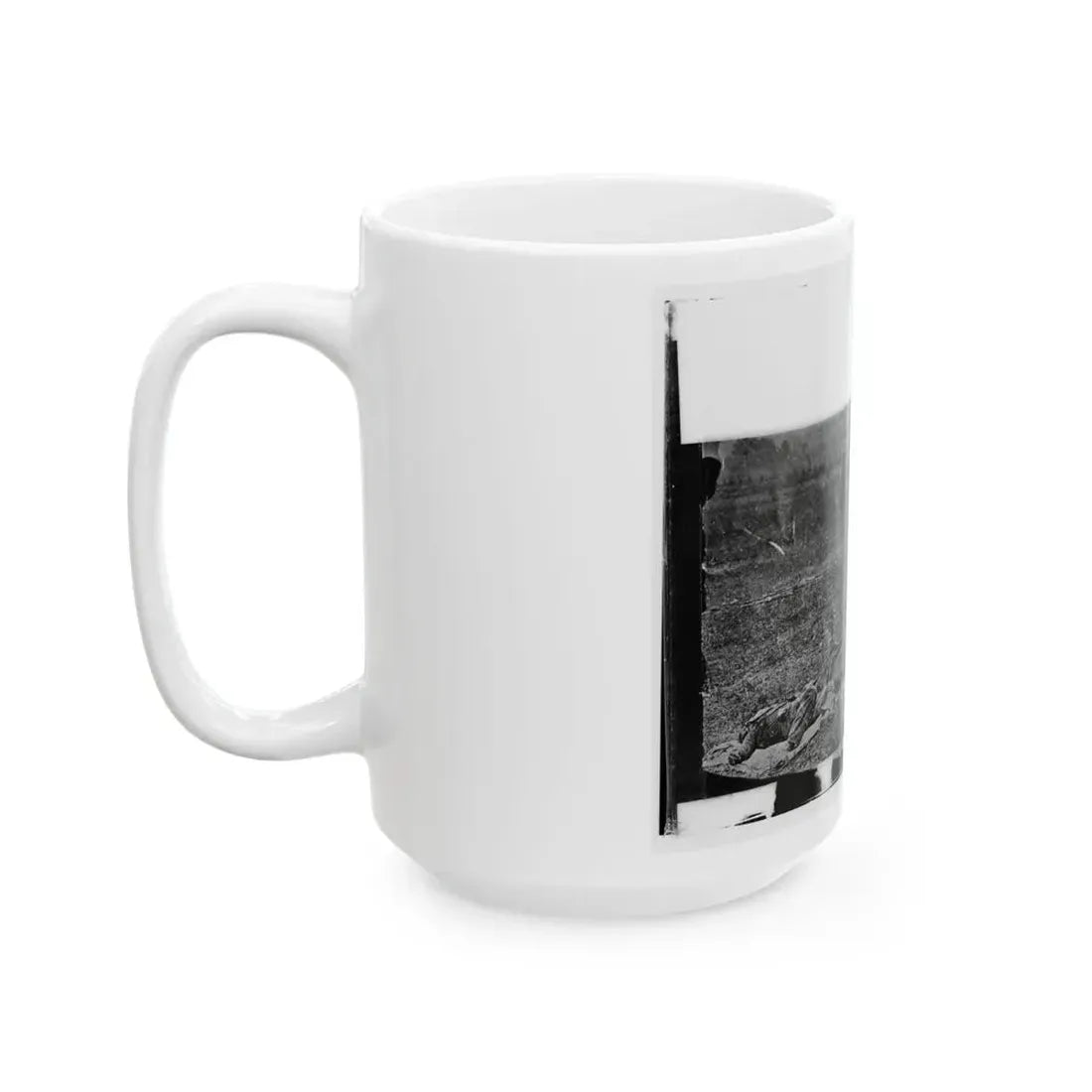 Antietam, Maryland. Dead On Battlefield (U.S. Civil War) White Coffee Mug - Go Mug Yourself