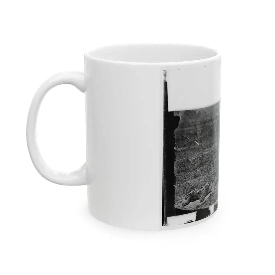 Antietam, Maryland. Dead On Battlefield (U.S. Civil War) White Coffee Mug - Go Mug Yourself