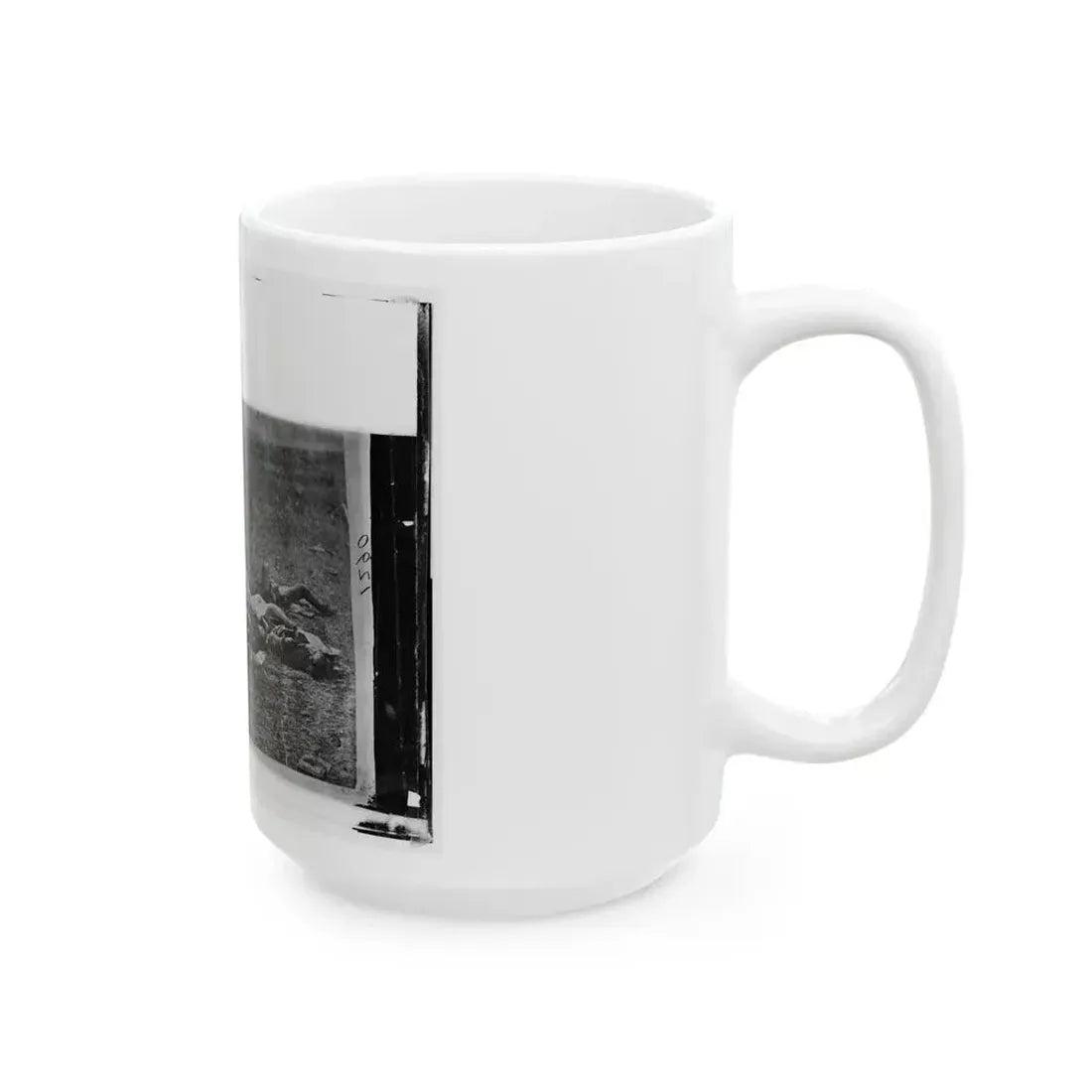 Antietam, Maryland. Dead On Battlefield (U.S. Civil War) White Coffee Mug - Go Mug Yourself