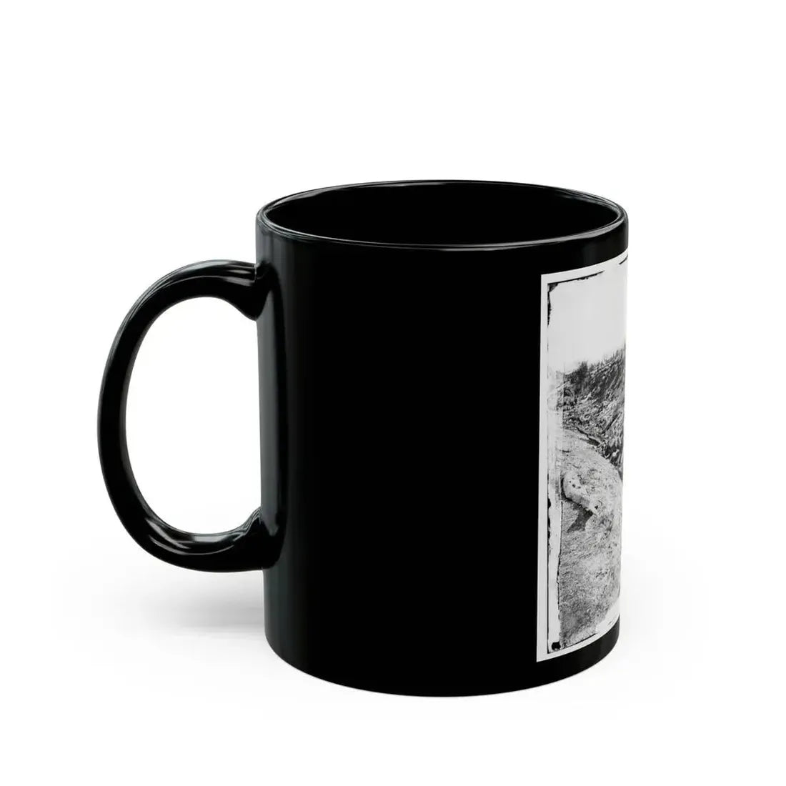 Antietam, Maryland. Dead Soldiers In Ditch On The Right Wing Where Kimball's Brigade Fought So Desperately (U.S. Civil War) Black Coffee Mug - Go Mug Yourself
