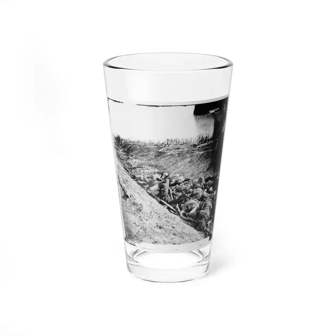 Antietam, Maryland. Dead Soldiers In Ditch On The Right Wing Where Kimball's Brigade Fought So Desperately (U.S. Civil War) Pint Glass 16oz 16oz - Go Mug Yourself