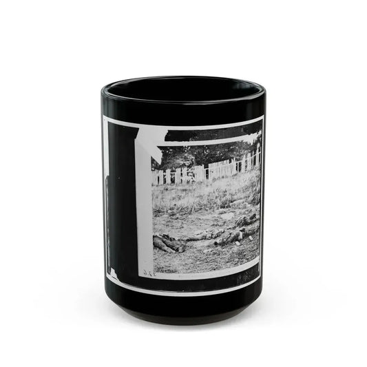Antietam, Maryland. Dead Soldiers On Battlefield-2 (U.S. Civil War) Black Coffee Mug 15oz - Go Mug Yourself