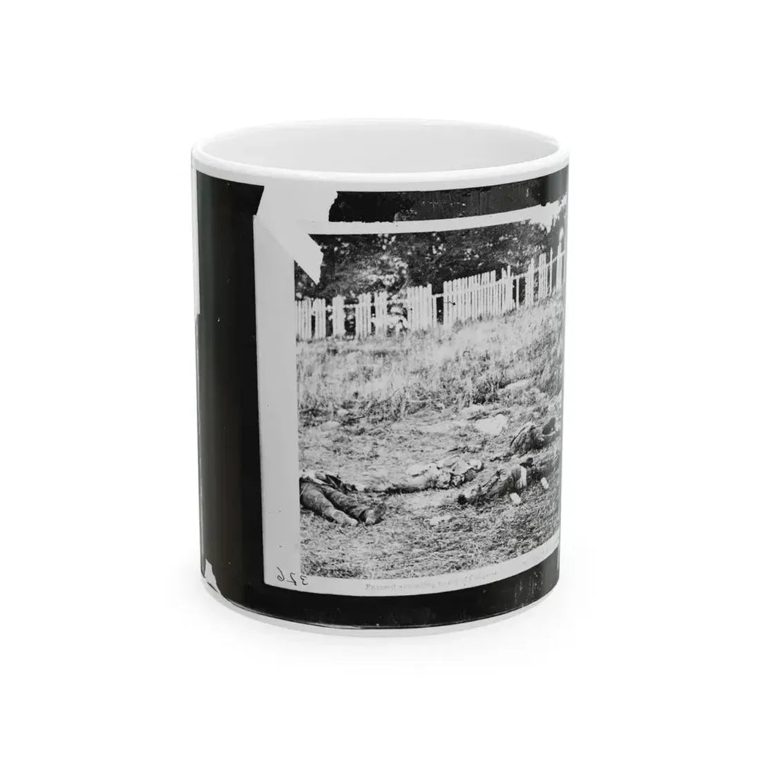 Antietam, Maryland. Dead Soldiers On Battlefield-2 (U.S. Civil War) White Coffee Mug 11oz - Go Mug Yourself