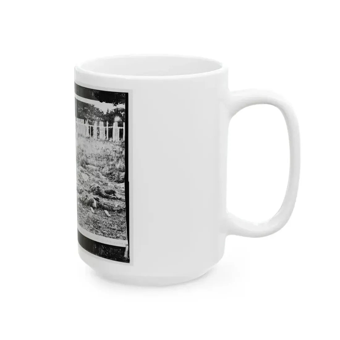 Antietam, Maryland. Dead Soldiers On Battlefield-2 (U.S. Civil War) White Coffee Mug - Go Mug Yourself