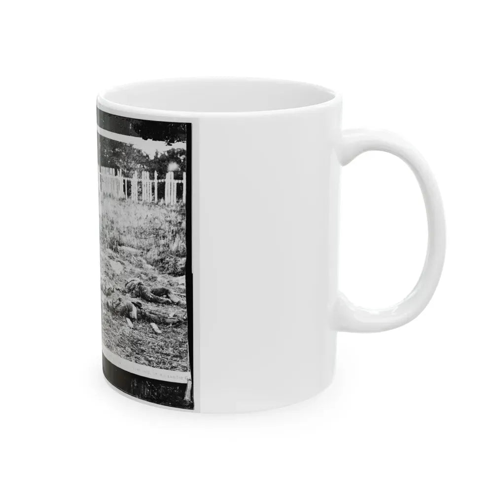 Antietam, Maryland. Dead Soldiers On Battlefield-2 (U.S. Civil War) White Coffee Mug - Go Mug Yourself