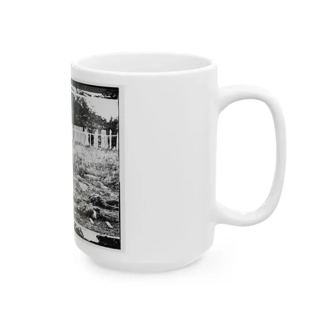 Antietam, Maryland. Dead Soldiers On Battlefield (U.S. Civil War) White Coffee Mug - Go Mug Yourself